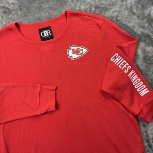 Darius Rucker Kansas City Chiefs Mens‎ XXL Red Waffle Knit Thermal Long Sleeve